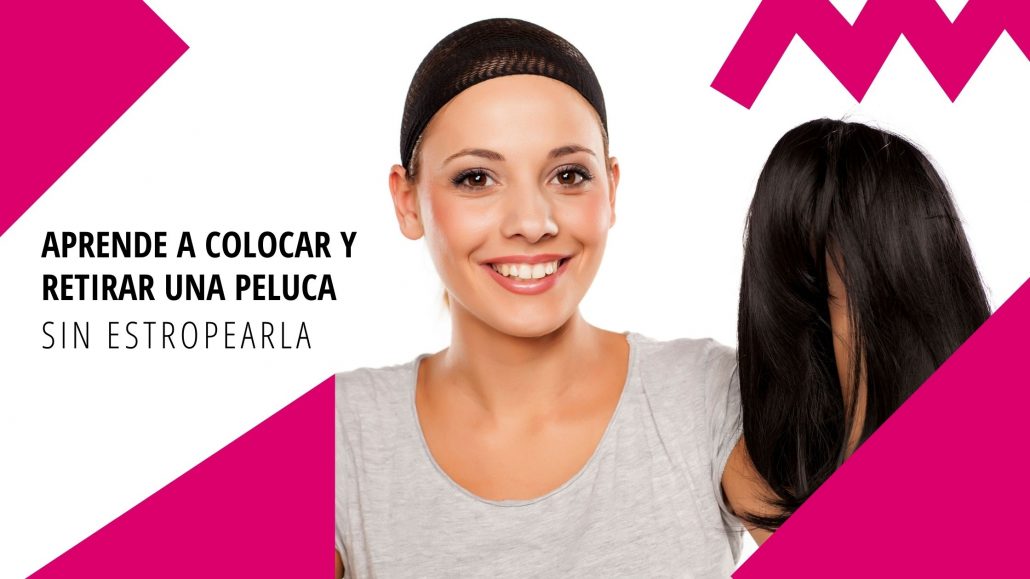 como colocar una peluca